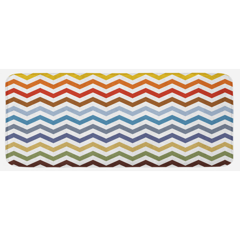 Modern & Contemporary Polyester Kitchen Mat