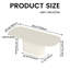 220cm Cream White Oval Dining Table