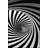 Infinity Zebra Patterned Decorative Washable Rug-1541020770