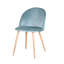 Mccaleb 43cm H Velvet Upholstered Metal Side Chair-2058928940