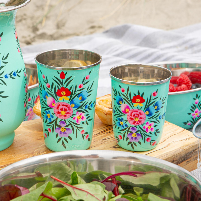  Picnic Tumblers, Mint, 300 ml.