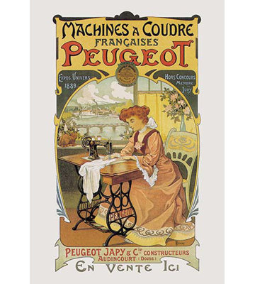 « machines a coudre peugeot rétro »