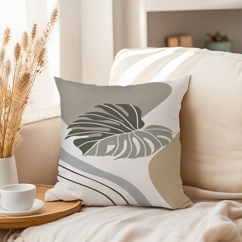 Botanical Leaf II Botanicals Monstera Leaf Bohemian, 16" x 16"