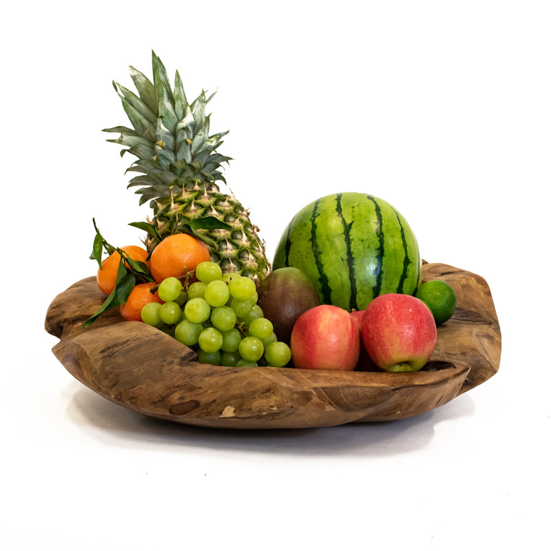 Alpen Home Burruss Teak Fruit Bowl