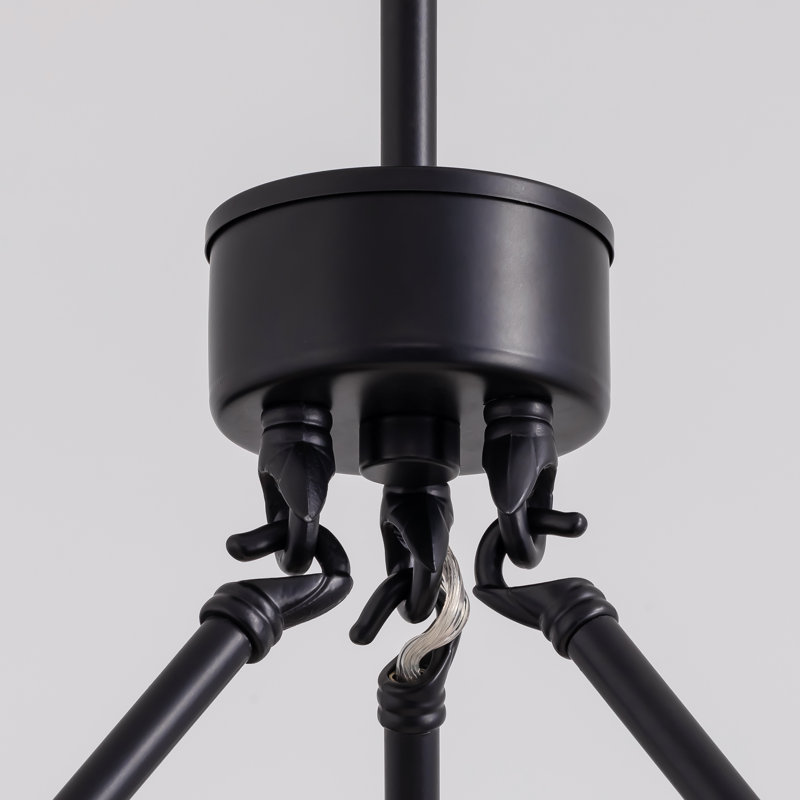 Luminaire suspendu rustique antique à intensité variable à 2 lumières DEL