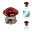 Sagebrook Home 6" 12 Oz Mushroom Candle-1202211690