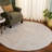 Jardin 375 Hand Tufted Wool/Cotton Floral Rug in Taupe/Ivory-562737340
