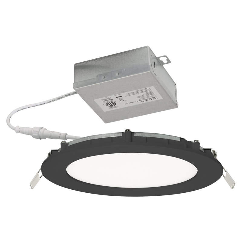 Tuck 6'' LED Flush Mount - Black