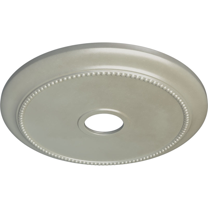 Endurathane Crendon Ceiling Medallion, 24 1/8"OD x 4 3/8"ID x 2 1/4"P (Fits Canopies up to 4 3/8"), Hand-Painted Flash Copper Finish