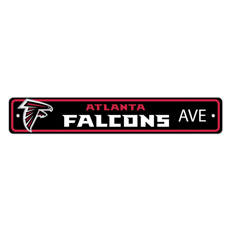 Plaque de rue des Falcons d'Atlanta
