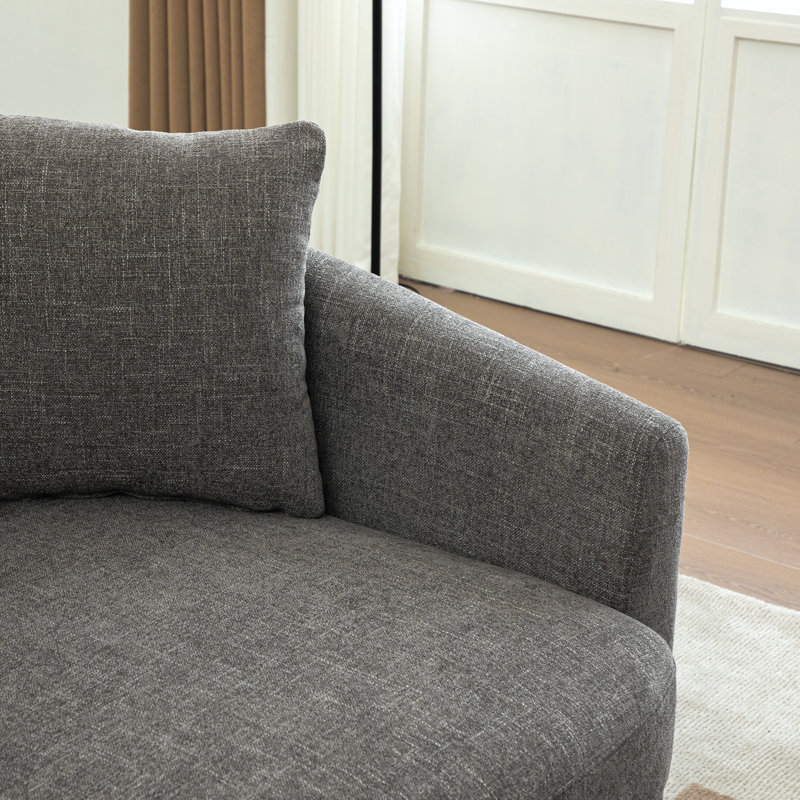 Fauteuil d'appoint Cozy Barrel, Gris