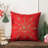 Throw Pillow | Embroidered Snowflake Pillow |18x18"