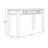 Annmarie 3 Piece Solid Wood Computer Desk Office Set