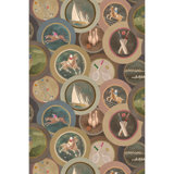 Icons Wallpapers 32.8' L x 27.56" W Smooth Wallpaper Roll