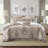 Country Lane Toile Natural Cotton Coverlet Set  8 Piece-109897078