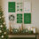 Ensemble de 6 impressions sur toile Jingle & Mingle
