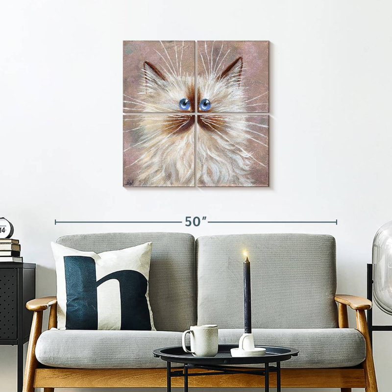 Brampt Seal Point Kitten, 26" H x 26" W