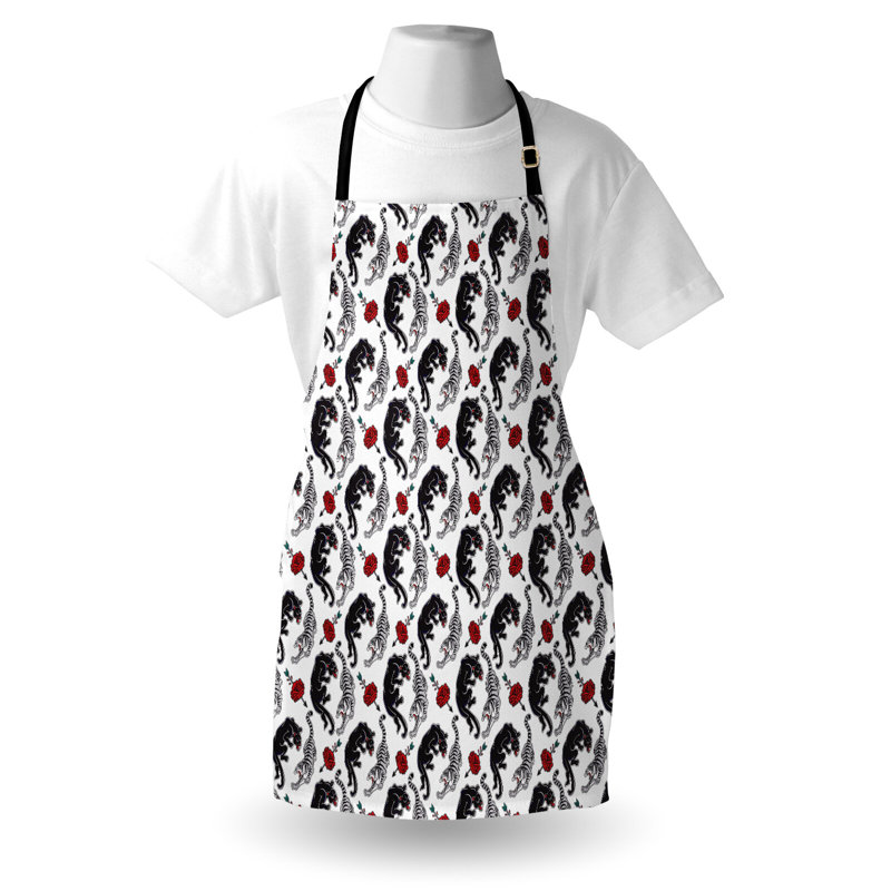 No Pattern Bib Apron