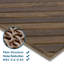 Panneau mural acoustique pelez et collez en PET 11,8 po x 11,8 po, feutre insonorisé à lattes diagonales 3D avec 96 pattes adhésives-130993703