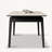 Minimalist Solid Wood Base Rock Slab Dining Table
