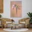 Dragonfly On Pink Blossom Delicate Peaceful Contemporary Dragonfly Flower Nature Wall Art Print 1 Piece Wrapped Canvas Wall Art-1659563303