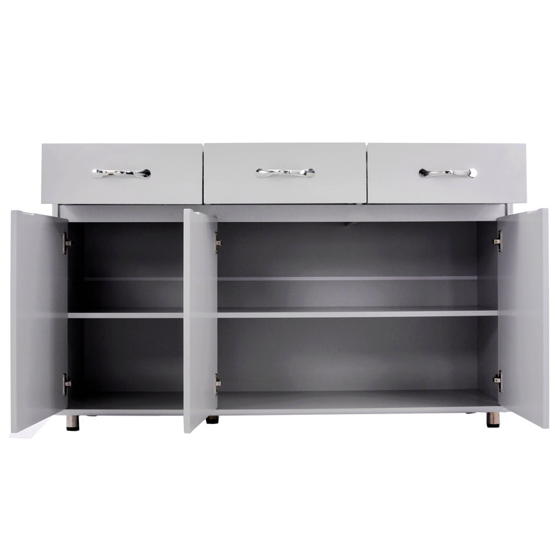 Buffet Three Doors, gris