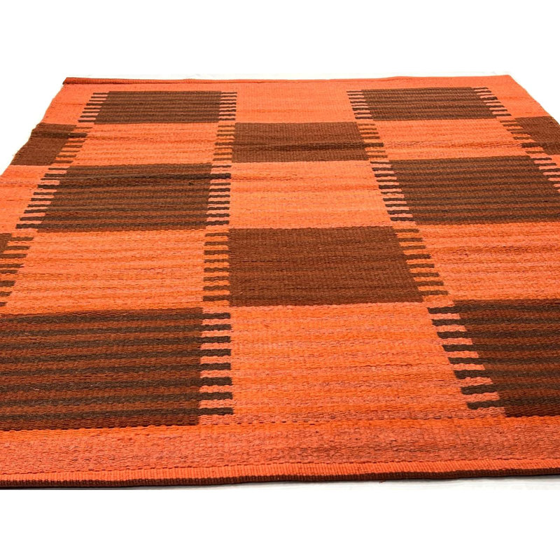 Scandinavian reversible Over Dyed rug 4' X 6'