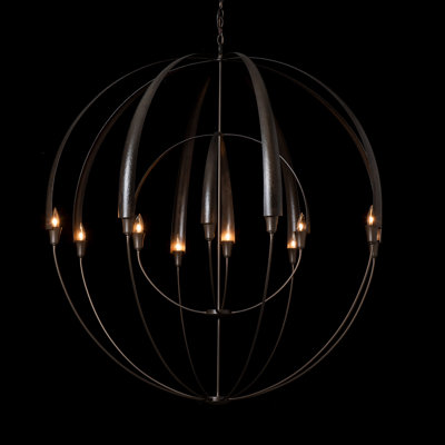 Lustre sphérique double 12 lumières Cirque