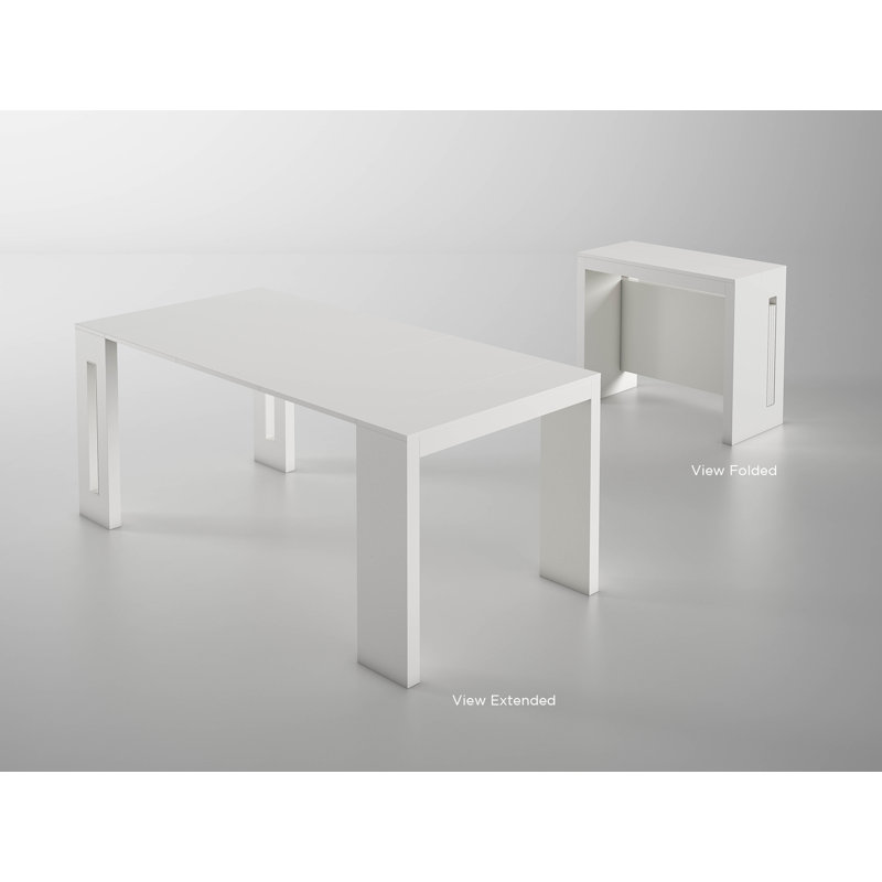 Extendable Dining Table, White