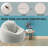 Bean Bag Chair - Greyish-Green - Faux Fur With Memory Foam, Handle,, Teens, And Toddlers