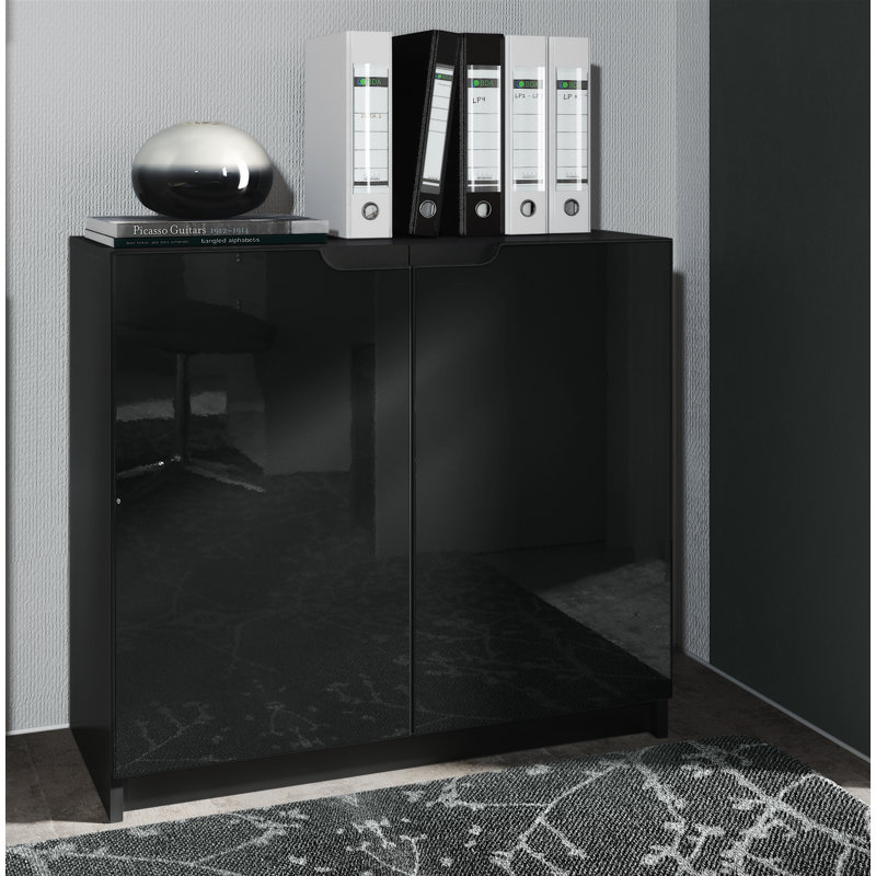 Mazeppa 82cm W Chest of Drawers, Black