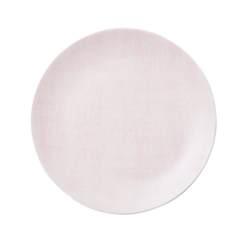 Assiette 6 po Yeon, Rose