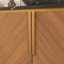 Ensemble de meuble-lavabo mural 59,8 po avec double plateau en marbre d'ingénierie