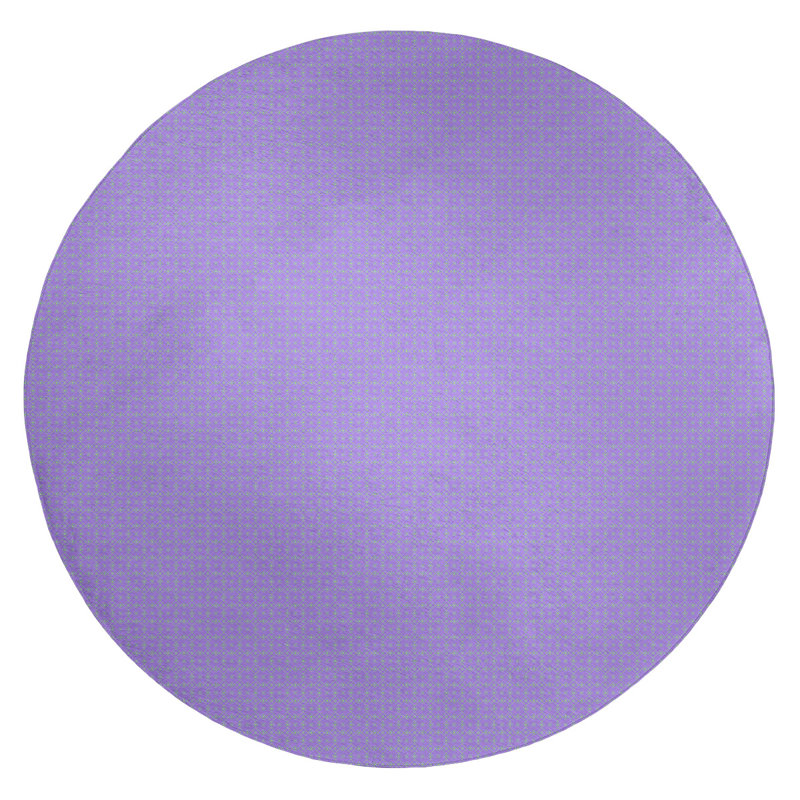 Chenille Indoor Rug, Round 5'