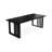 Black Rectangular Solid Wood desks-107978713