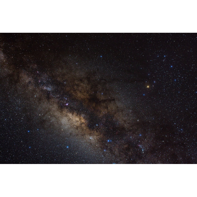 Milky Way par Getpubl - Photographie sur toile tendue, H 24 po x l 36 po