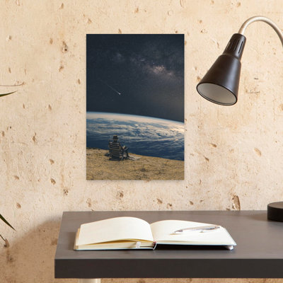 Contemporary Art Abstract Contemporary Landscape Nature Wall Art by Daniel Donocik - Wrapped Canvas Print