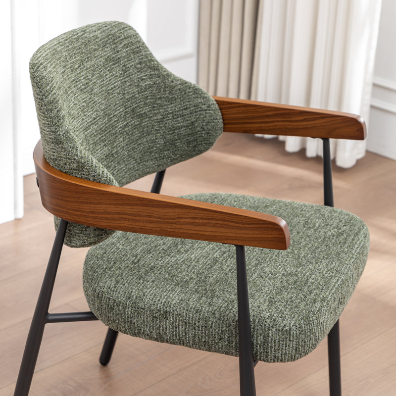 Devane Upholstered Dining Chair, Green