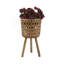 S / 3 POTS À BAMBOU 11/13/15 po NATUREL