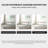 Minimalist Acrylic Floating Solid Wood Rectangular Dining Table-142955888