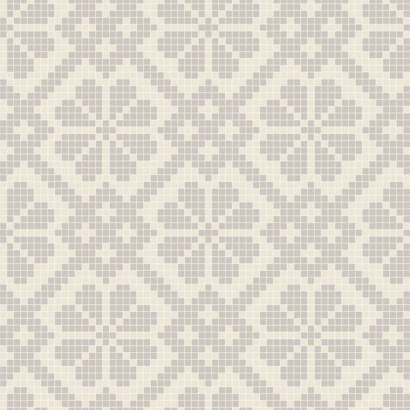 Villa Mosaic - Wallpaper, Walnut, Peel & Stick, Self-Adhesive