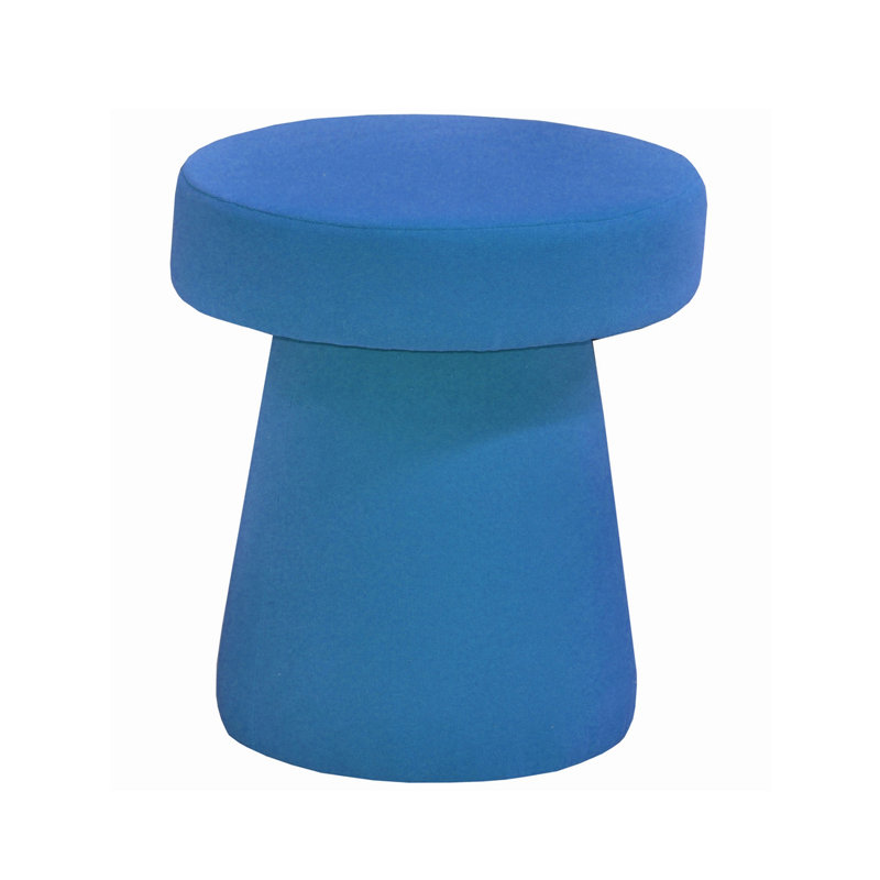 Solid + Manufactured Wood Accent Stool, Blue