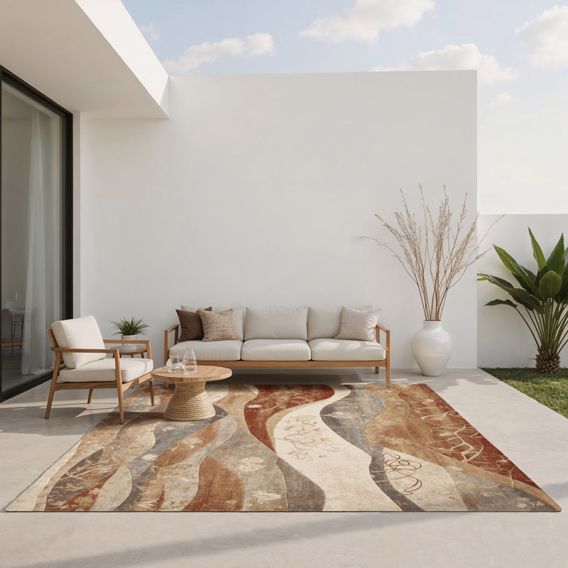 Twilight Gleam Indoor And Outdoor Area Rug, Rectangle 8' x 10'