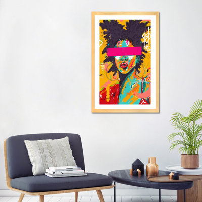 Lady Basquiat by Nuwarhol  Painting Print