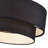 Bainbridge 3 Light Black Large Semi-flush