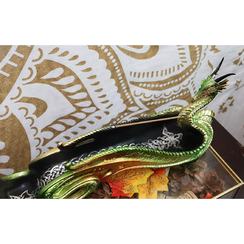 Statue pont de pagode Calmas Dragon
