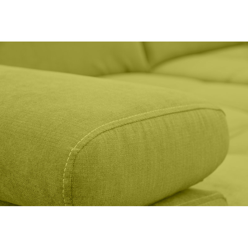 Berrada 5 Seater Corner Sofa, Left Hand Facing, Green