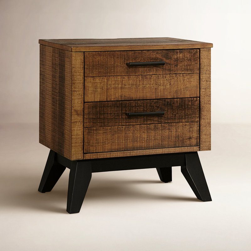Bixie 24'' W Solid Wood Nightstand
