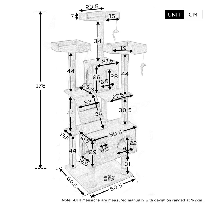 Jude 175cm H Cat Tree