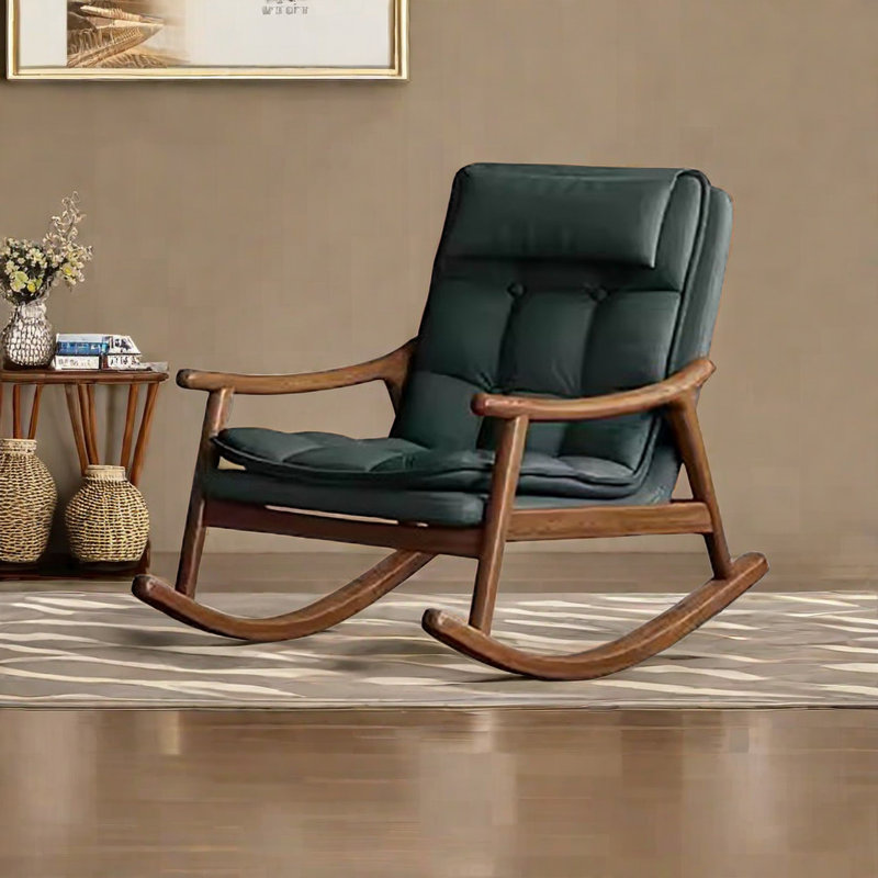 Chaise berçante Nordic, Vert